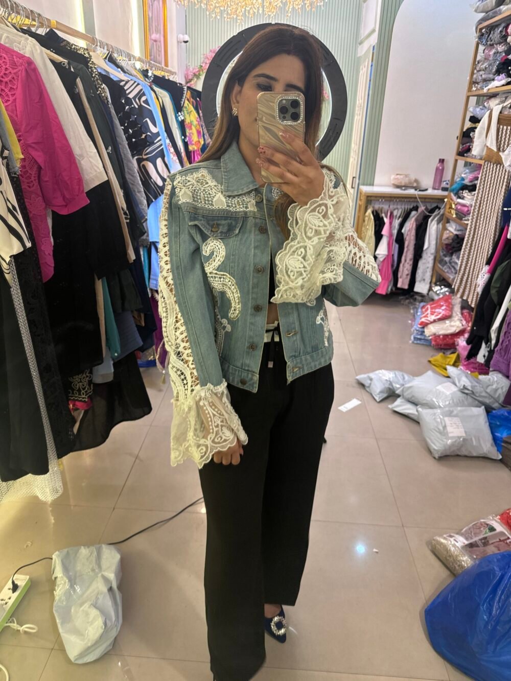 Designer Denim Jacket - Image 2
