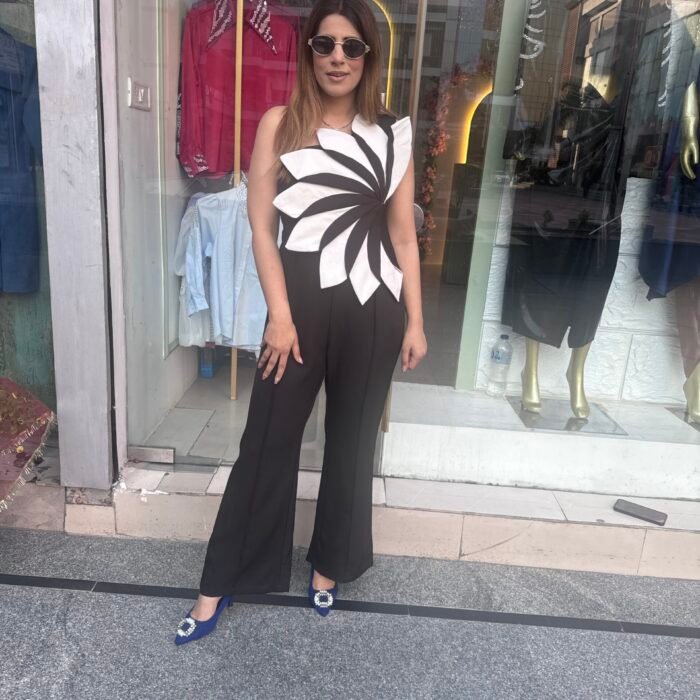 Designer Flower Jump Suit