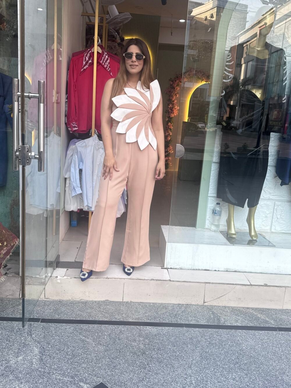 Designer Flower Jump Suit