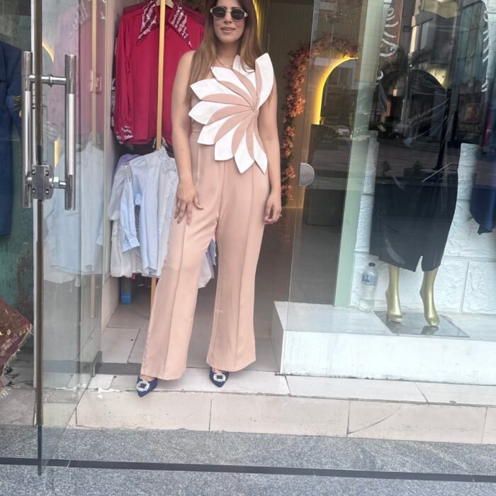 Designer Flower Jump Suit