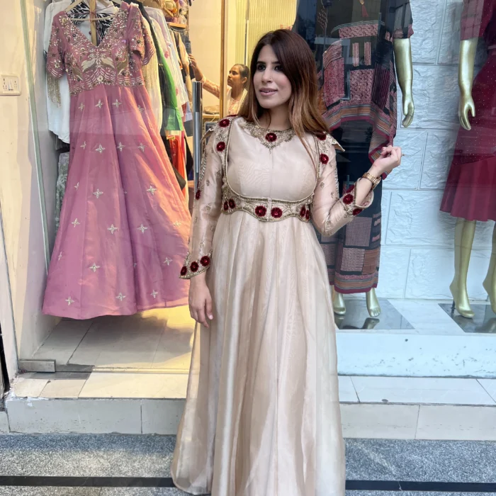 Beautiful "Rose Anarkali" (Customized in any colour & size)