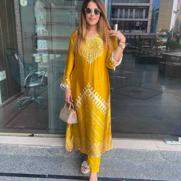 GOLDEN GLOW SUIT SET