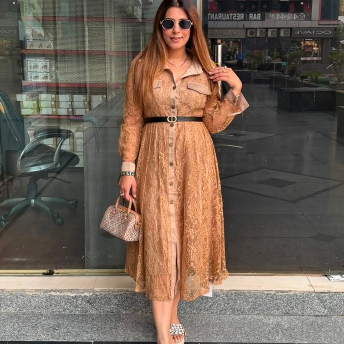 Cocoa Charm Midi Dress
