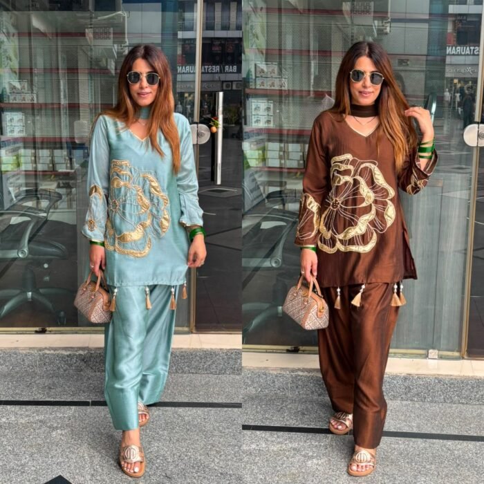 Floral Embroidered Kurta Set